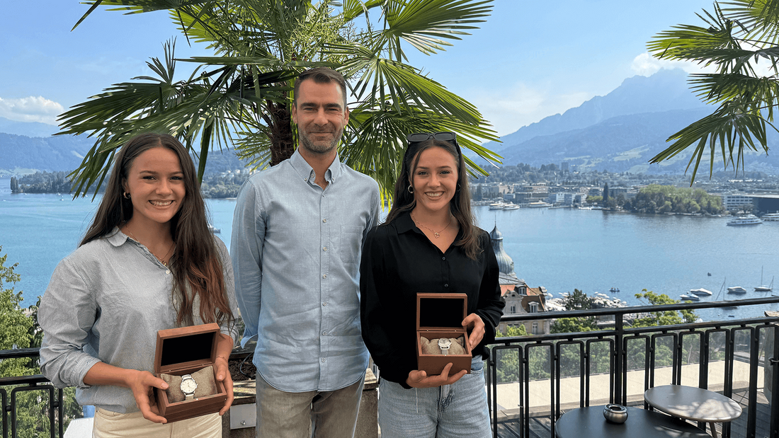 Handing Over Watches in the Sunshine 🌞